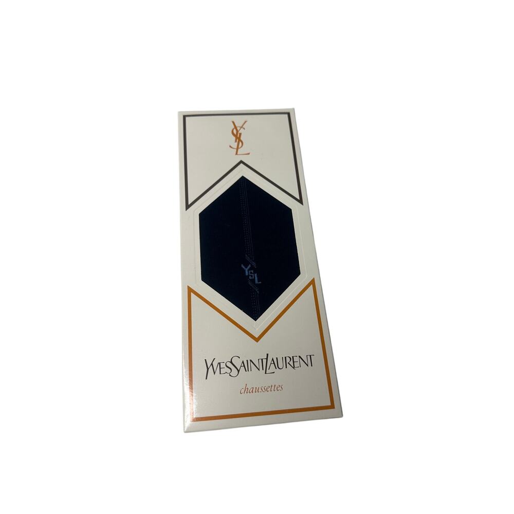 Yves Saint Laurent (YSL) Dress Socks Gift Set (Blue, Gray, Black) - Picture 5 of 16